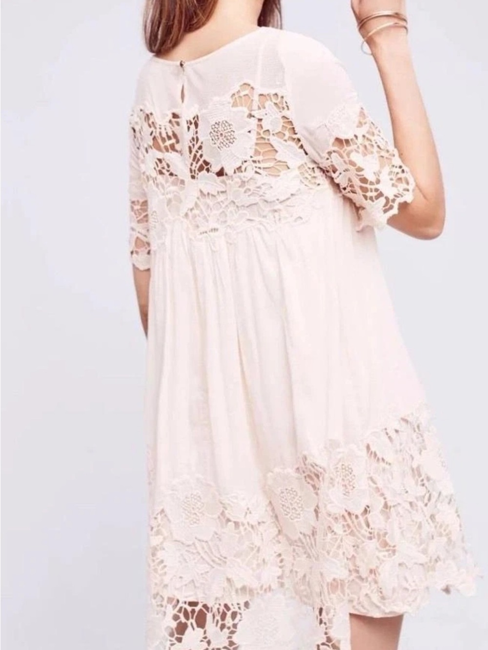 HOLDING HORSES Anthropologie "Magnolia" lace dress